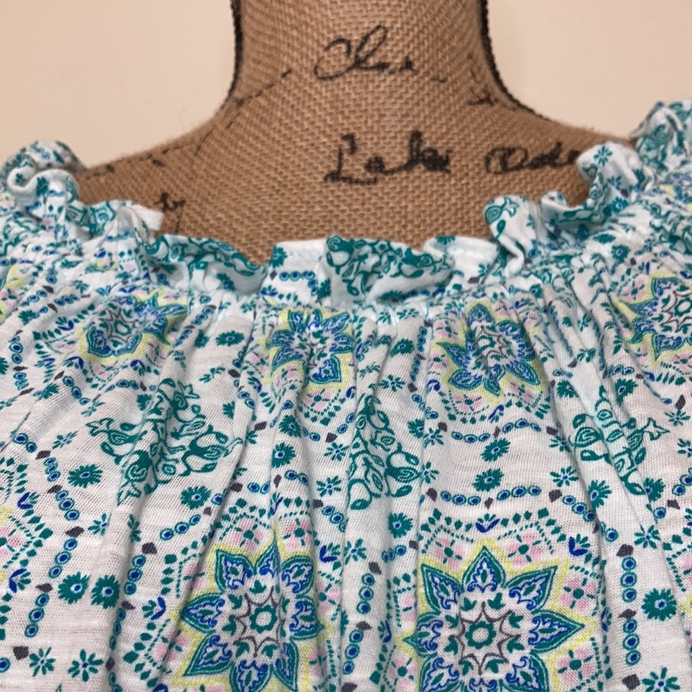 NWOT Women’s LOFT Outlet Short Sleeve Elastic Collar Top - Picture 6 of 13